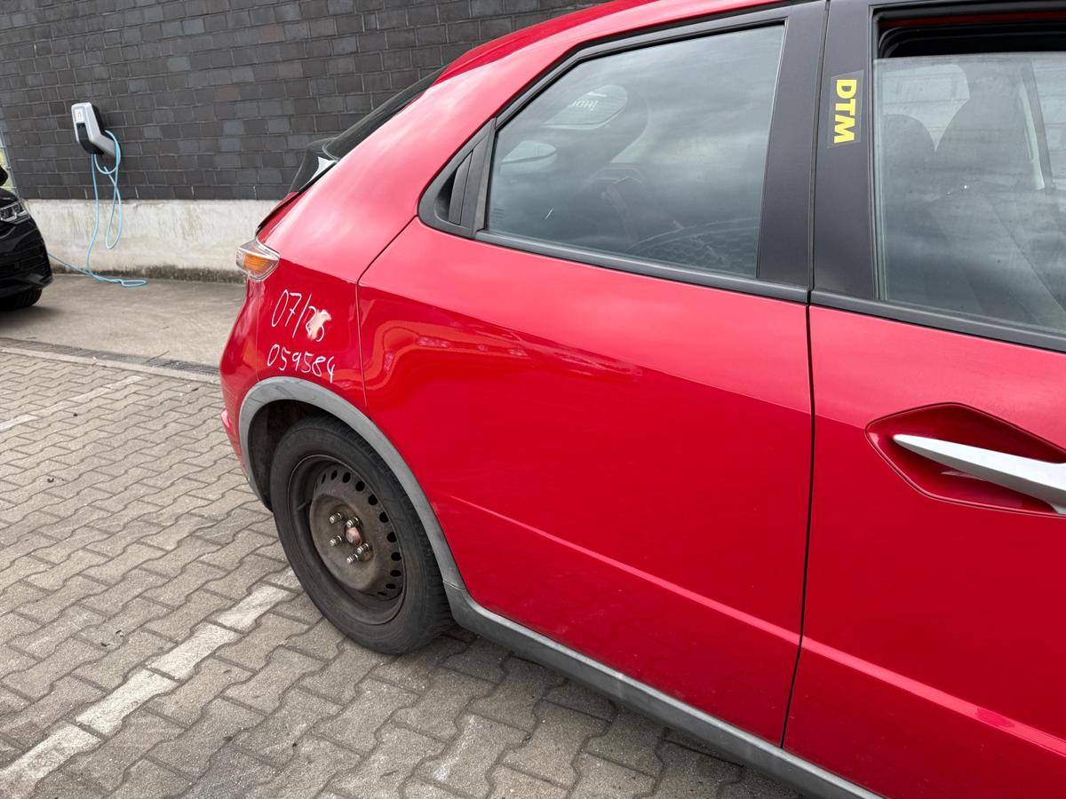 Honda Civic FK2 VIII original Tür hinten rechts R81 Milano Red Rohbau BJ08